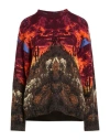 Laneus Patterned-jacquard Sweater In Brown