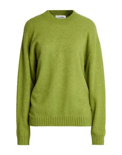 Laneus Woman Sweater Green Size 4 Cashmere, Silk, Polyester