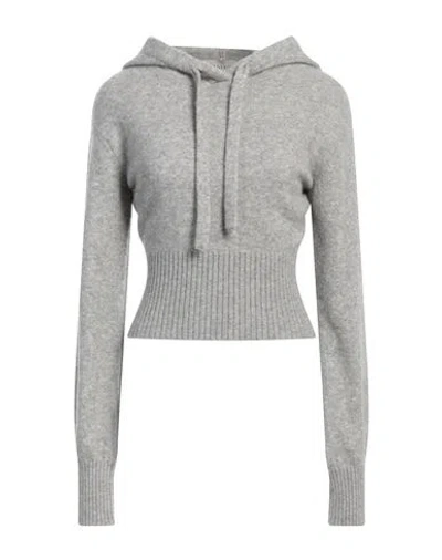 Laneus Woman Sweater Grey Size 6 Cashmere, Silk, Polyester