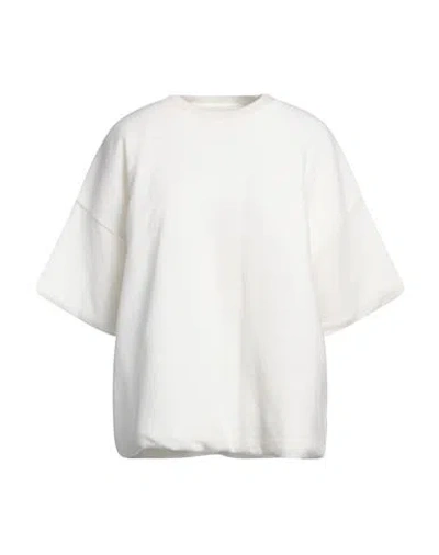Laneus Woman Sweater White Size 6 Wool, Cashmere