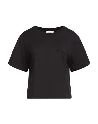 Laneus Woman T-shirt Black Size M Cotton