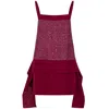 Langner Women's Cherry Red Silk Embroidered Mini Dress In Red