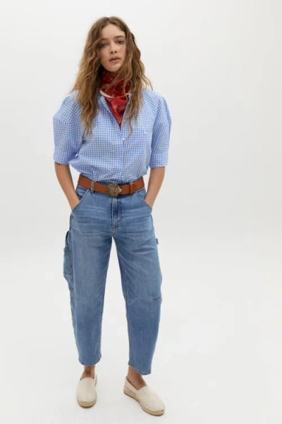Lanhtropy Ambar Denim Pants In Blue