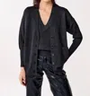 Lanhtropy Aspen Lurex Cardigan In Black