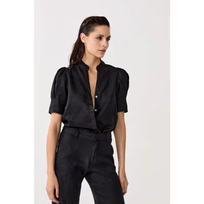 Lanhtropy Athina Linen Shirt In Multi