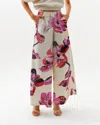 Lanhtropy Cape Linen-tencel Pants In Hibiscus