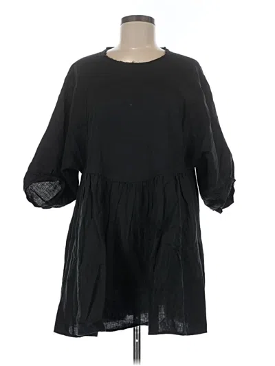 Pre-owned Lanhtropy Casual Dress In Black