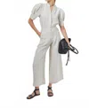 Lanhtropy Culotte Linen Pants In Natural In White