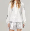 Lanhtropy Frida New Silver Metallic Linen Shorts