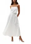 Lanhtropy Lola Wrap Skirt In White In White