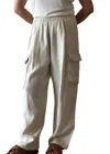 Lanhtropy Luca Linen Pants In Natural In White