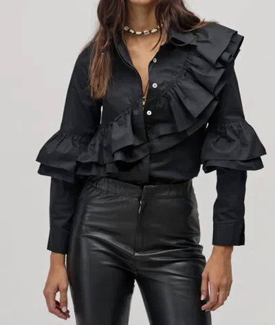 Lanhtropy Mambo Poplin Shirt In Black