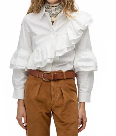 Lanhtropy Mambo Poplin Shirt In White