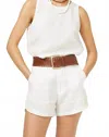 Lanhtropy Moon Shorts In White In White