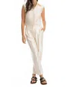 Lanhtropy Rome Taffeta Pant In Off White In White