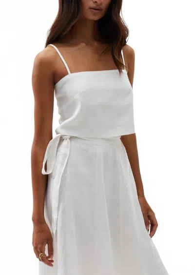 Lanhtropy Women's Mar Crop Top In White