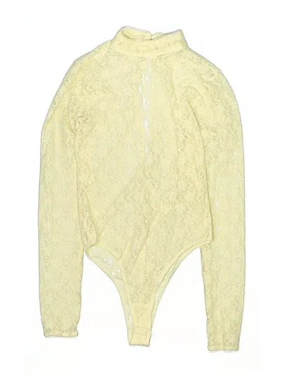 Pre-owned Lani The Label Bodysuit In Yellow