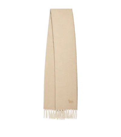 Lanificio Colombo Cashmere Scarf In Beige