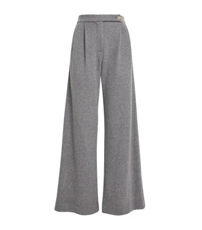 Lanificio Colombo Wide-leg Trousers In Grey