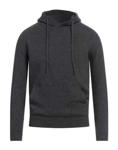 Lanificio Pubblico Man Sweater Charcoal Size 38 Wool, Polyamide