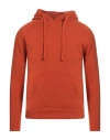 Lanificio Pubblico Man Sweater Orange Size 42 Wool, Polyamide