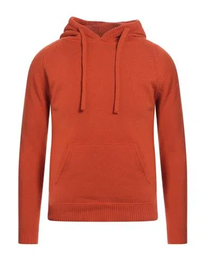 Lanificio Pubblico Man Sweater Orange Size 42 Wool, Polyamide