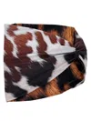 L’animal Women's Black / Brown Serengeti Reversible Skirt In Black/brown