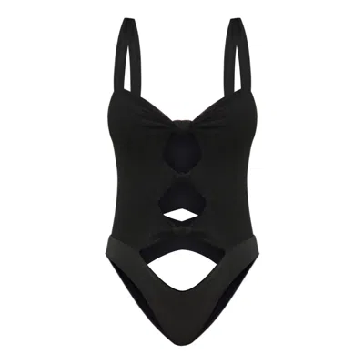 L’animal Women's Black Sail One Piece