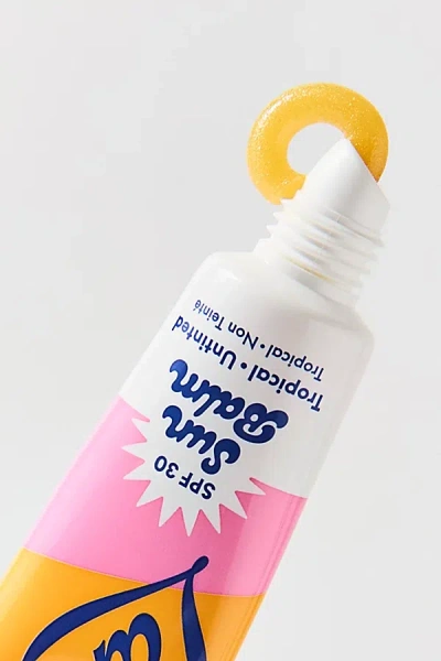Lanolips Sun Balm Spf 30 & Phone Lip Balm Holder Set At Urban Outfitters In Yellow