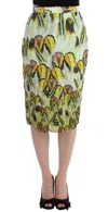 Lanre Da Silva Ajayi Multicolor Organza Pencil Women's Skirt In Multi