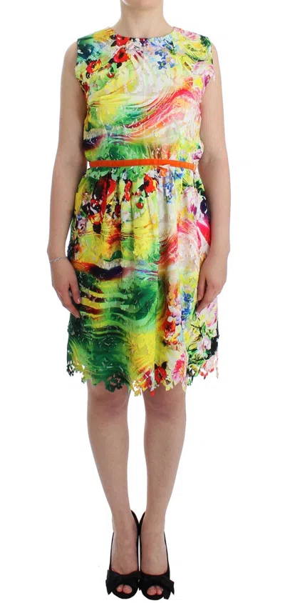 Lanre Da Silva Ajayi Multicolor Organza Sheath Women's Dress
