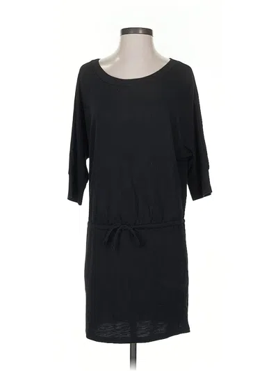 Pre-owned Lanston Casual Dress In Black