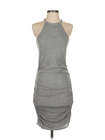 Pre-owned Lanston Casual Dress In Gray