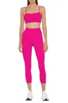 Lanston Hypnotic Cropped Legging In Fuchsia In Pink