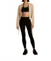 Lanston Lucy Mesh Hoodie In Cream In Gold