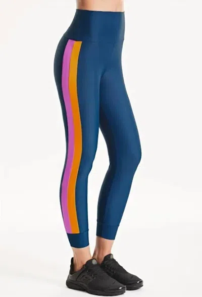 Lanston Row Cuffed Legging In Teal In Blue