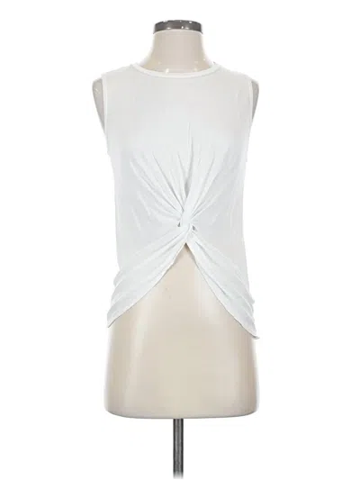 Pre-owned Lanston Sleeveless T-shirt In White