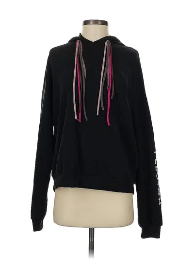 Pre-owned Lanston Sport Pullover Hoodie In Black