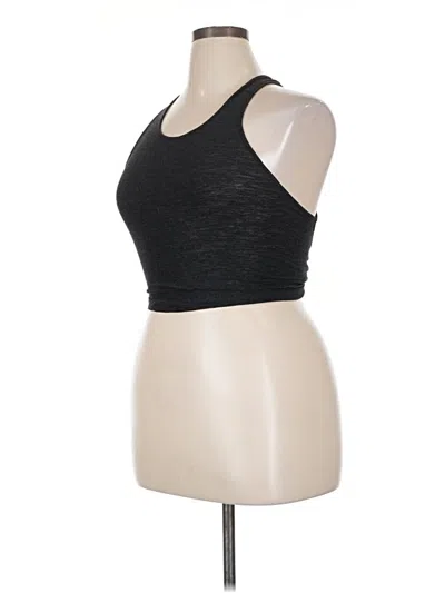 Pre-owned Lanston Tank Top Black Halter Neckline Tops