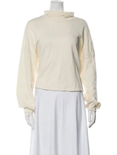 Pre-owned Lanston Turtleneck Long Sleeve Sweatshirt In Neutrals