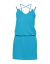 Lanston Short Dresses In Blue