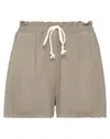Lanston Woman Shorts & Bermuda Shorts Military Green Size L Rayon In Green