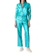 Lanthropy Astro Metallic Jeans In Turquoise In Blue