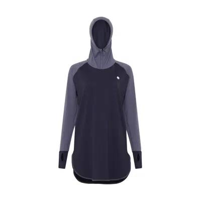 Lanuuk Women's Blue Active Hoodie - Navy