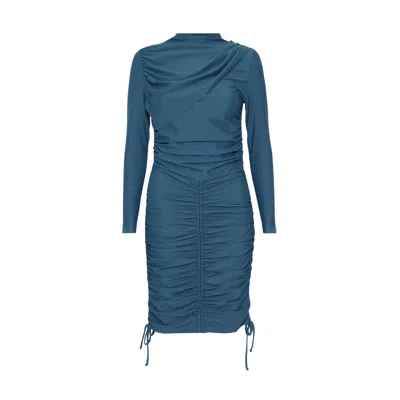 Lanuuk Women's Blue / Green Isla Swim Dress - Wave In Blue/green