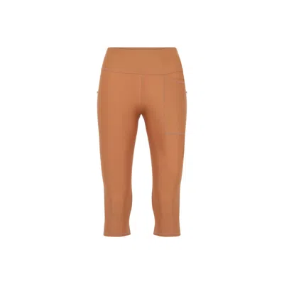 Lanuuk Women's Brown / Neutrals Capri Swim Tights - Sand