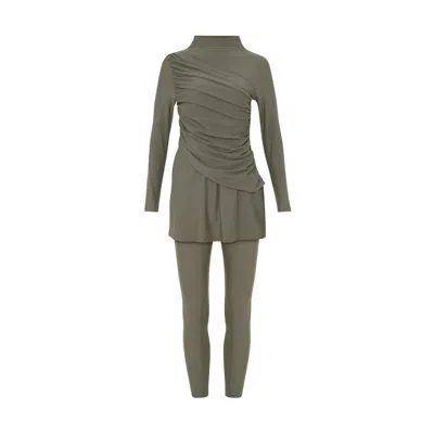 Lanuuk Women's Green Diana Swim Set - Olive