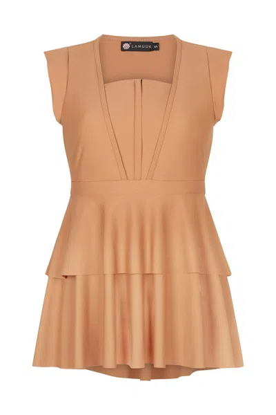 Lanuuk Women's Neutrals / Brown Serena Midi Swimsuit - Sand