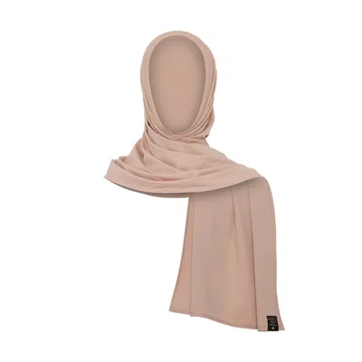 Lanuuk Women's Neutrals / Pink / Purple Slip On Scarf - Shell In Pink/purple