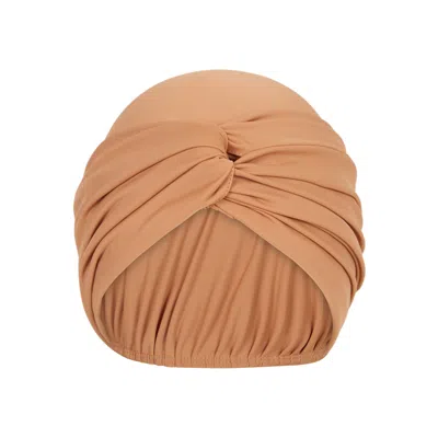 Lanuuk Women's Neutrals Turban - Sand In Orange